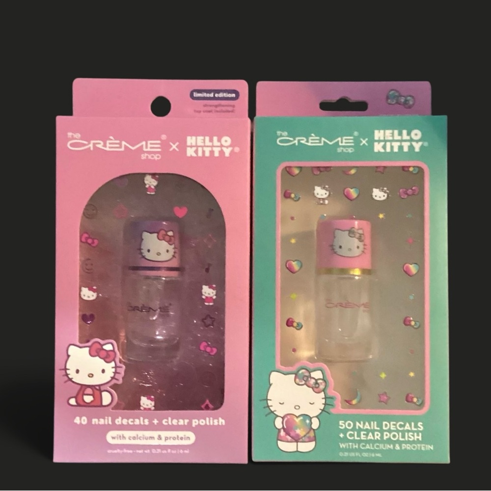2 HELLO KITTY x THE CREME SHOP NAIL KIT